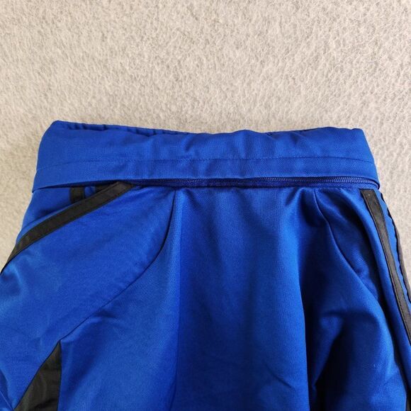 Adidas Windbreaker Jacket Mens M Blue Drive 2 Stowaway Hood Mesh Lined Track - Picture 7 of 15